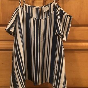 Off the Shoulder Striped Top (S)